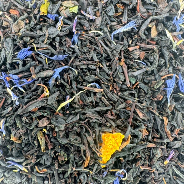thé noir bio, mélange de thé noir, thé Assam bio, thé Darjeeling bio, thé noir de Chine bio, thé à la bergamote bio, thé Earl Grey bio, infusion de thé noir, thé aux écorces de bergamote, thé aux fleurs de bleuet bio, thé noir aromatisé, thé noir d'Inde, thé noir parfumé