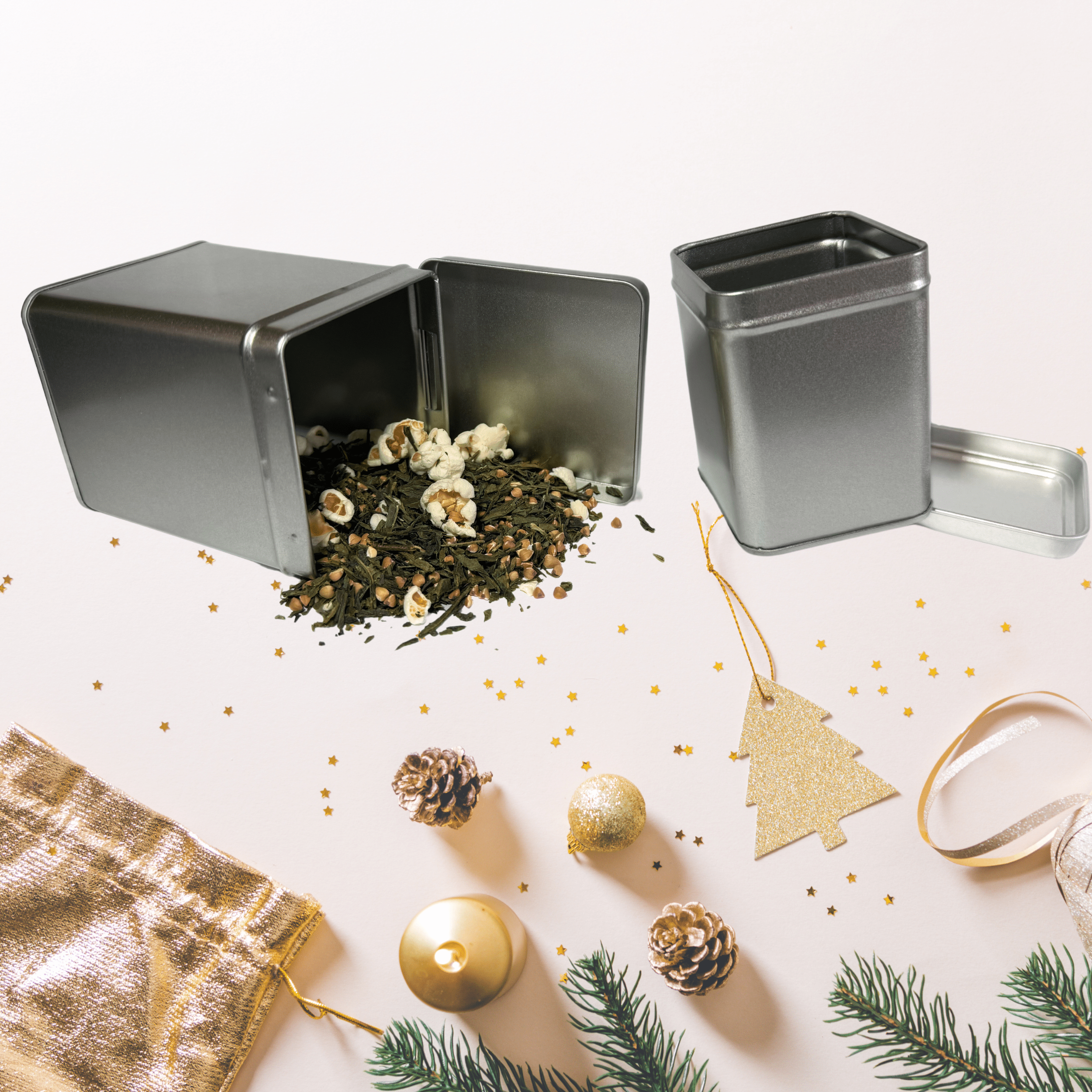 boîte de conservation pour thé, conteneur à infusions, boîte élégante pour thés, rangement pour feuilles de thé, boîte hermétique pour thé, organisation chic des thés, boîte à épices pour infusions, contenant pratique pour thés.