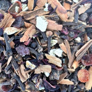 infusion de noël, tisane de noël, infusion fruitée sans théine, tisane fruitée sans théine, infusion bio, tisane bio, mélange fruité sans théine, infusion sans caféine, tisane sans caféine, infusion aux fruits, infusion festive, tisane festive, infusion de fruits de noël, tisane sans arômes ajoutés, infusion naturelle, tisane pour le soir, infusion détente