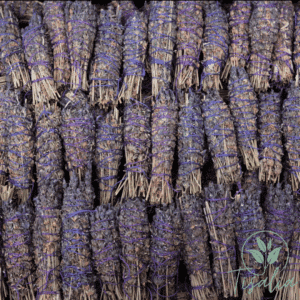 Ballot de Lavande, balot de lavande, bâton de lavande, baguette de lavande, lavande purification, fumigation lavande, encens naturel, lavande relaxation, plante de purification, herbe de lavande, Tisalia lavande